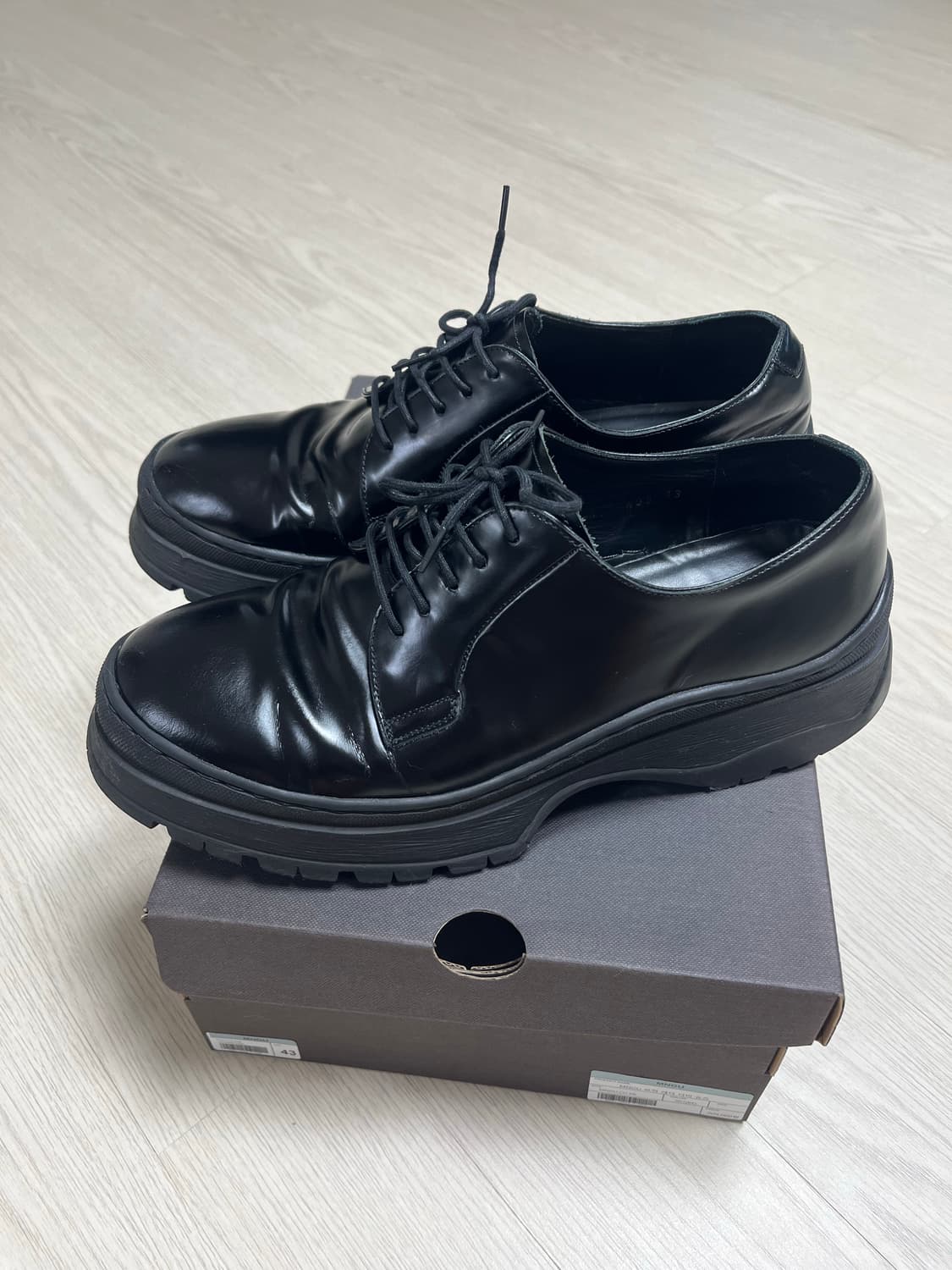 Mngu 브릭레더 더비슈즈 구둥화 상품이미지3