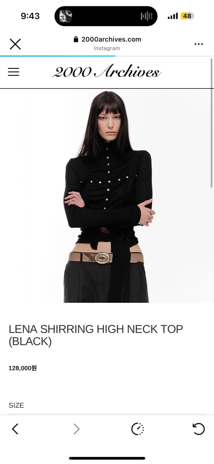 2000아카이브스 레나셔링 하이넥탑 상품이미지2