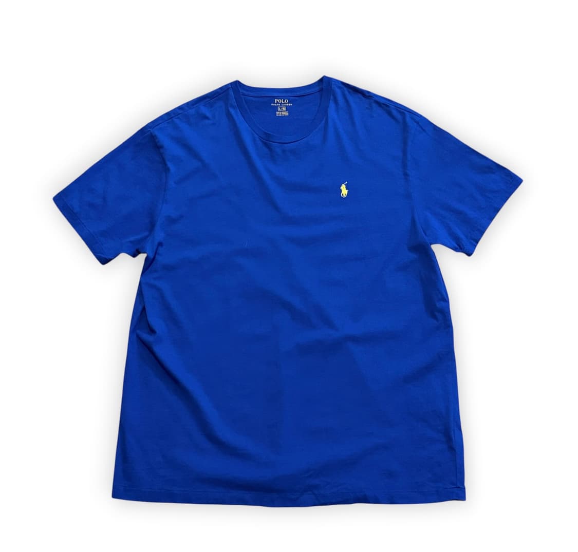 폴로 랄프로렌 딥 블루 라운드넥 반팔 티셔츠 상품이미지1