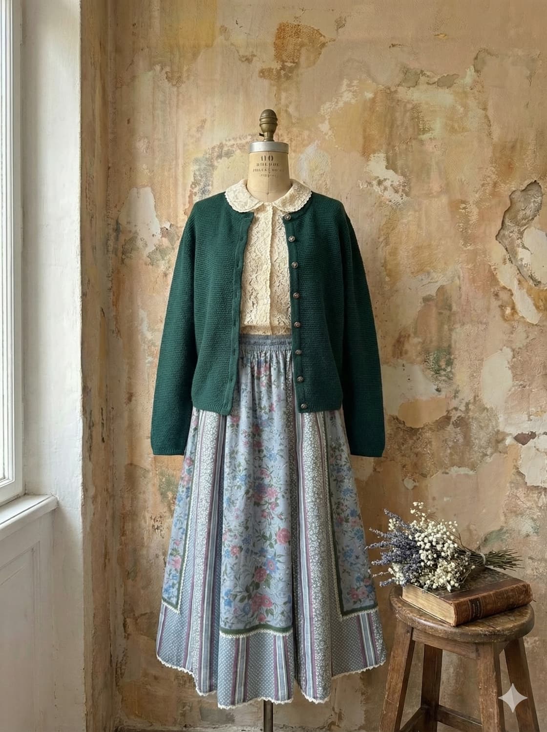 티롤리언 플러럴 스커트 상품이미지2