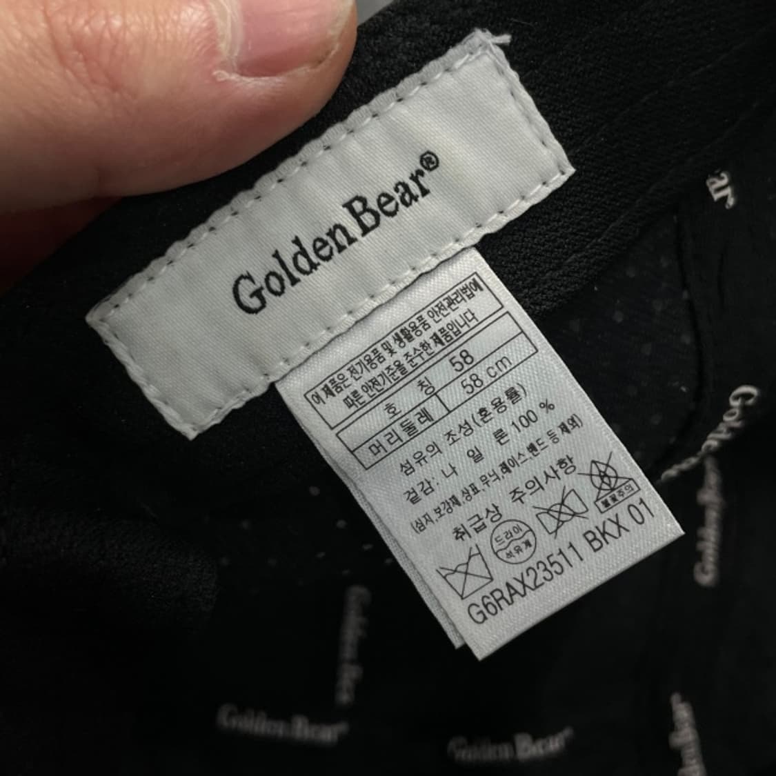 골든베어 골프 볼캡  상품이미지3