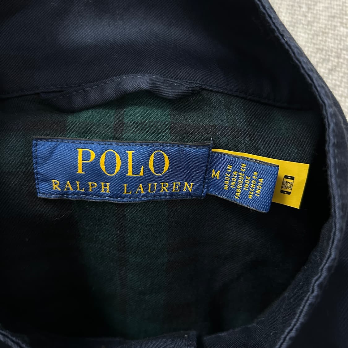 폴로 QR라벨 네이비 바라쿠타 자켓(M) 상품이미지2