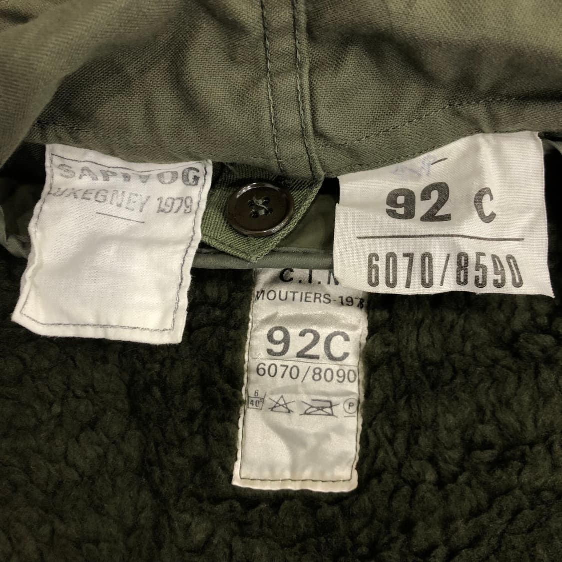 70s 프랑스군 M-64 밀리터리 필드 파카 상품이미지6