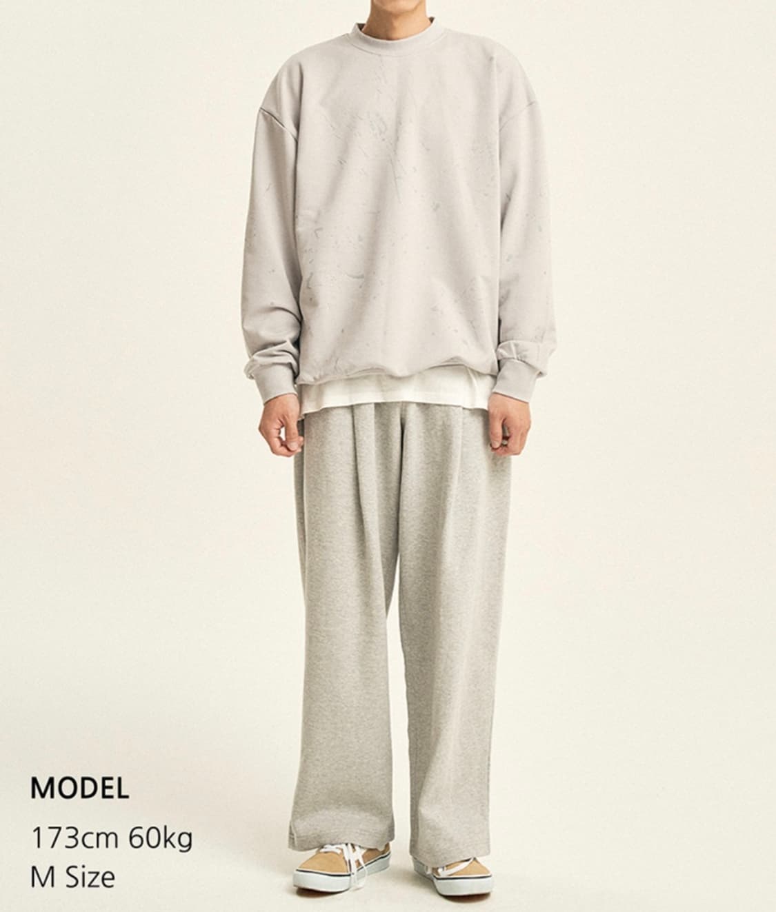 xero제로 핀턱 와이드 트레이닝팬츠M 상품이미지4