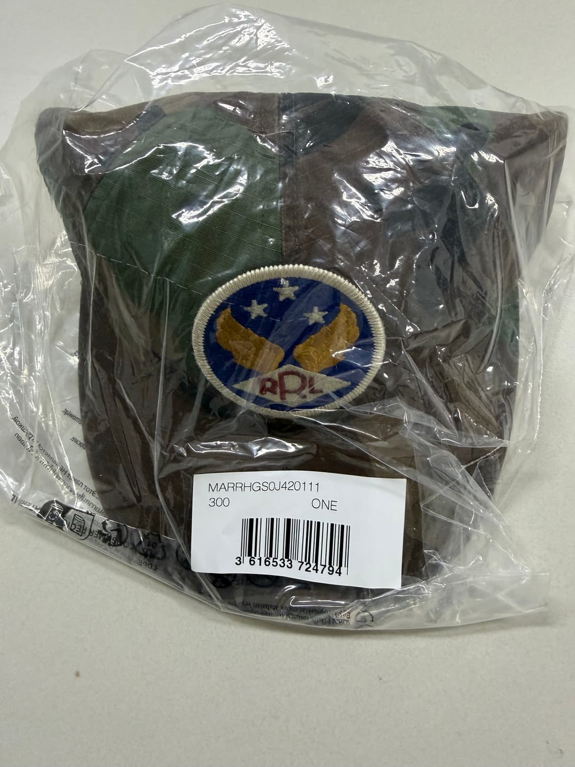 RRL 더블알엘 카모 패턴 볼캡 상품이미지1