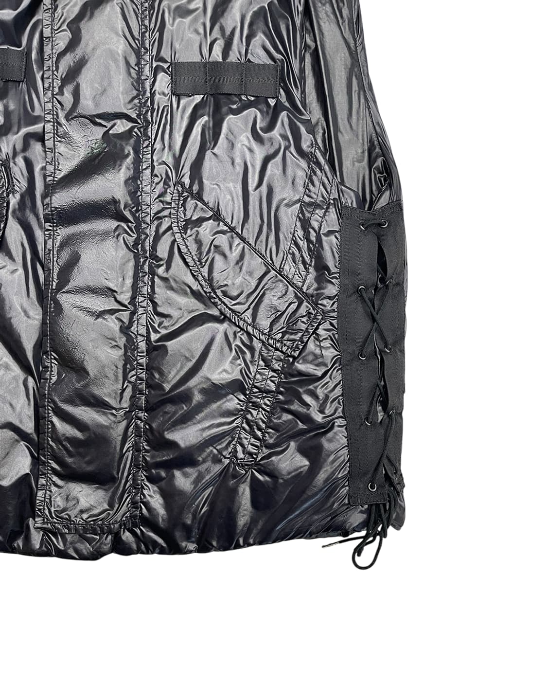 타카히로 미야시타 더 솔로이스트 17SS 레이스업 디테일 밀리터리 베스트 상품이미지6