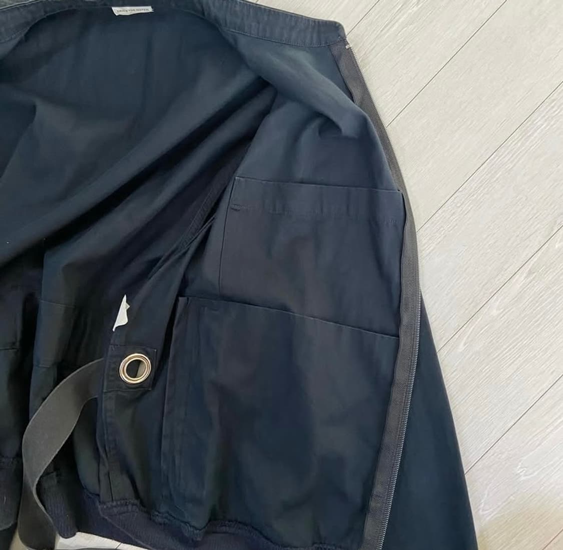 [M] 90s 드리스 반 노튼 프렌치독 자켓 상품이미지5