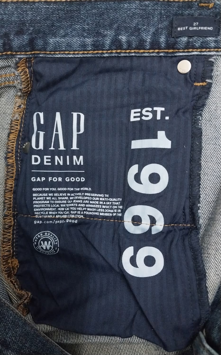 GAP 데님팬츠 27인치 상품이미지5