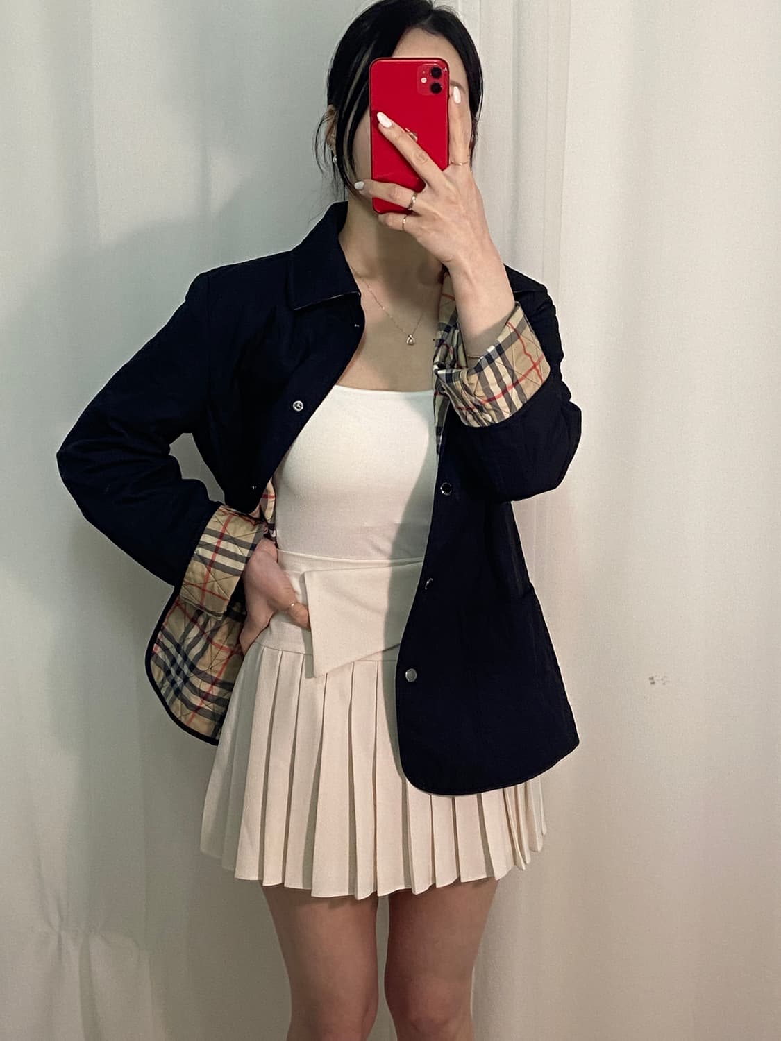 버버리 노바체크 퀼팅 자켓 상품이미지1