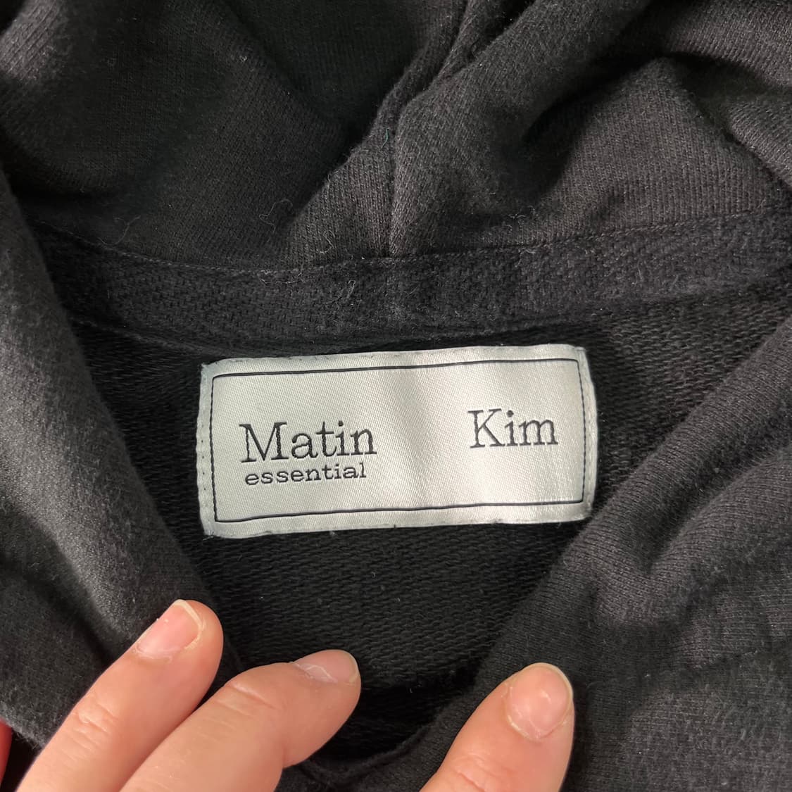 100 마뗑킴 루빅 큐브 후드티 상품이미지4