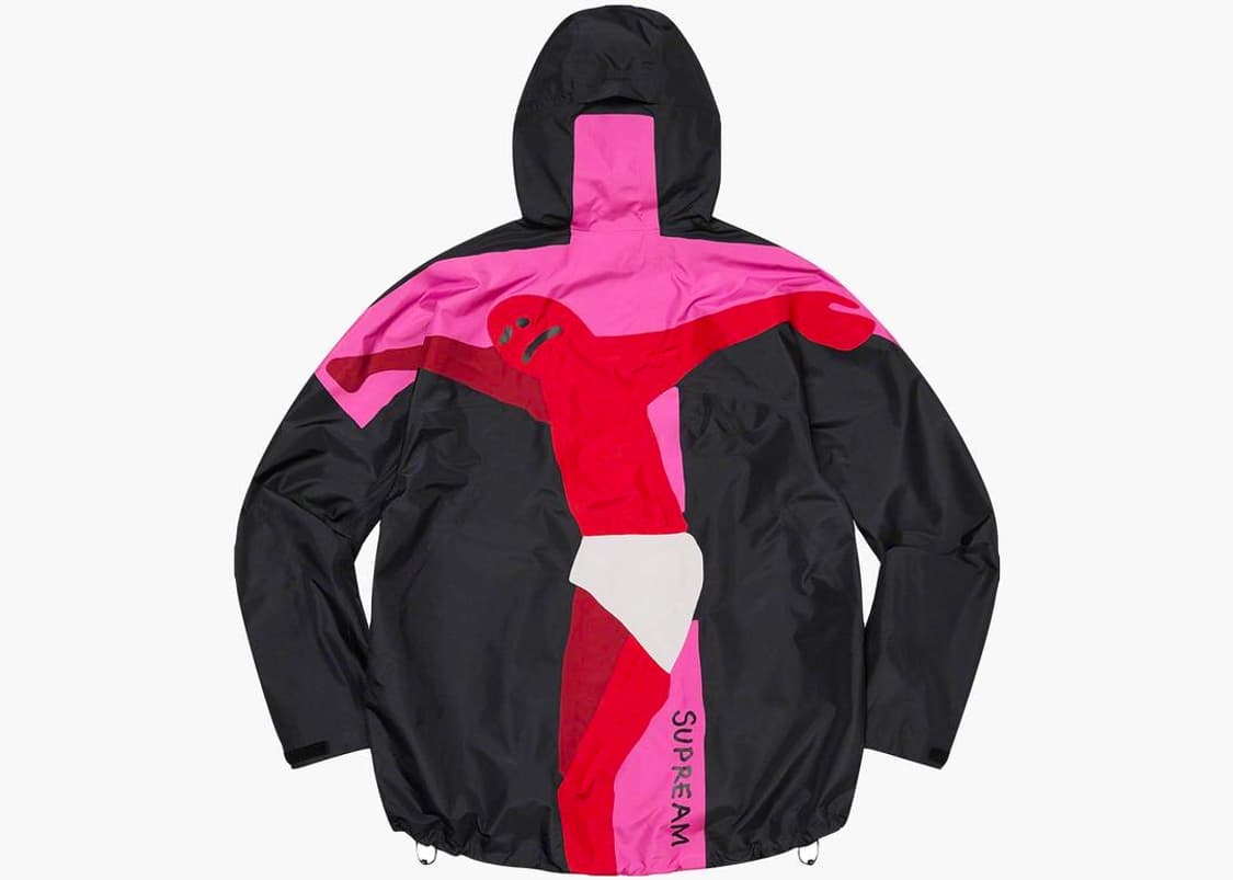 슈프림 곤즈 고어텍스 쉘 자켓 블랙 상품이미지2