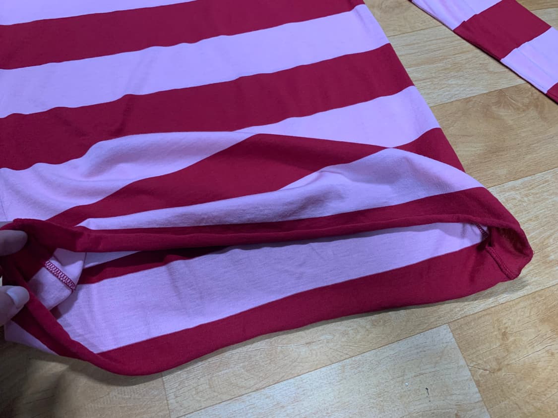 AGNES.B 아네스베 스트라이트 보더 티셔츠(코튼)1 사이즈 상품이미지2