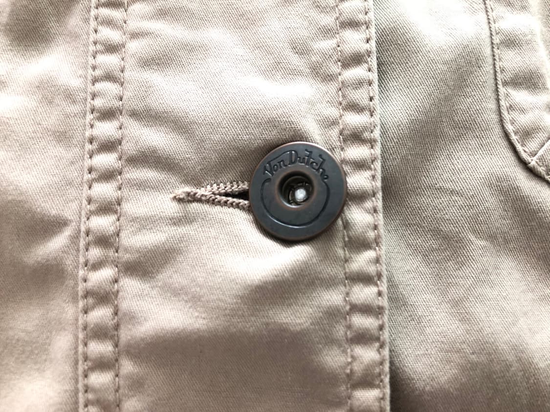 Von Dutch 하이넥•히든 후드 베이지 자켓 상품이미지8