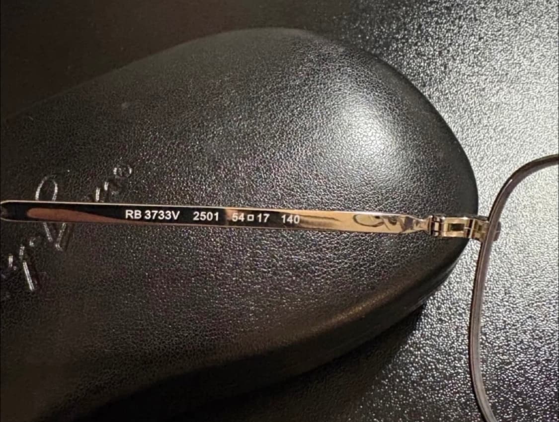 레이벤 RB3733V 안경 실버컬러 상품이미지5