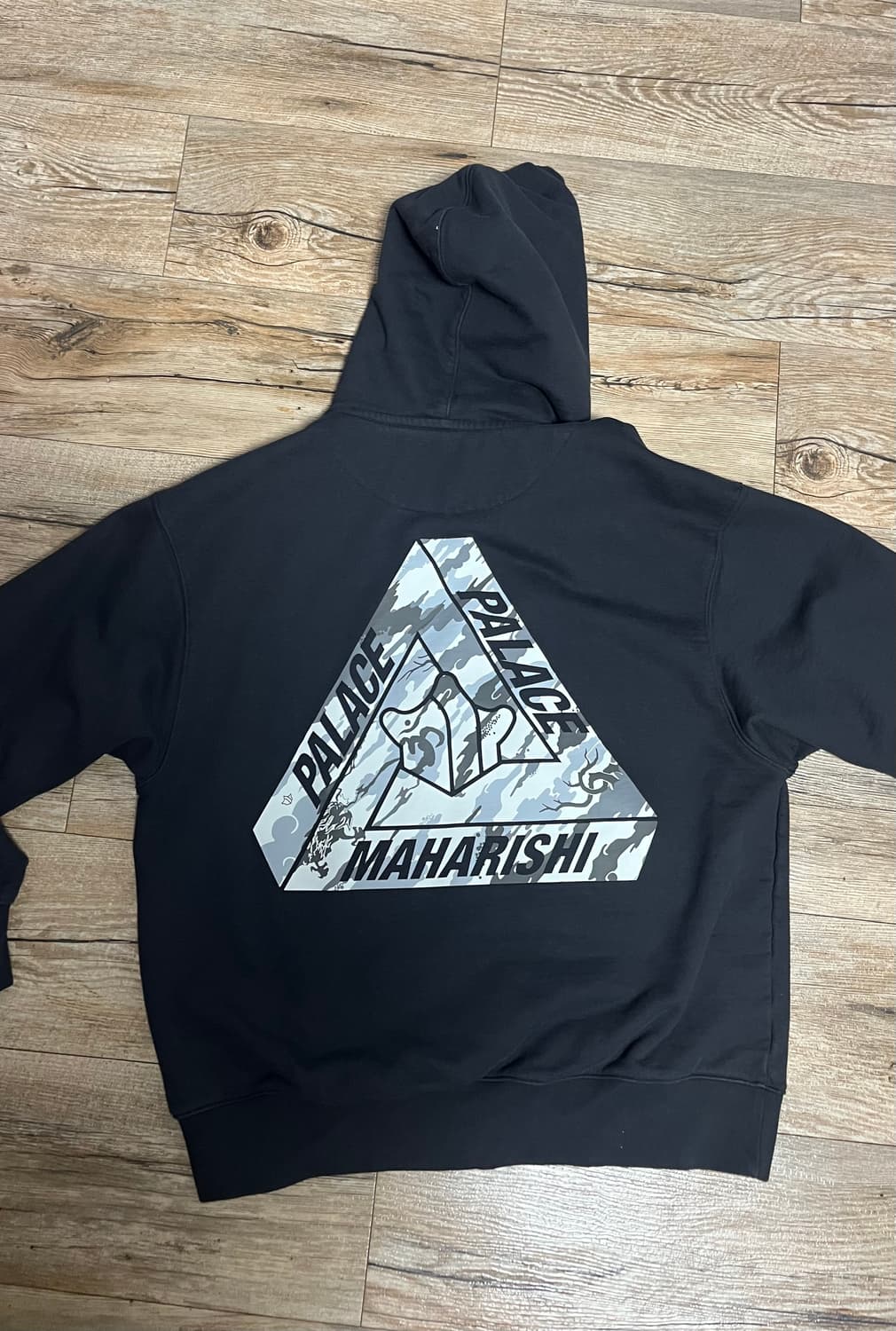 팔라스 x 마하리시 후드 블랙 - 25SS L사이즈 상품이미지2