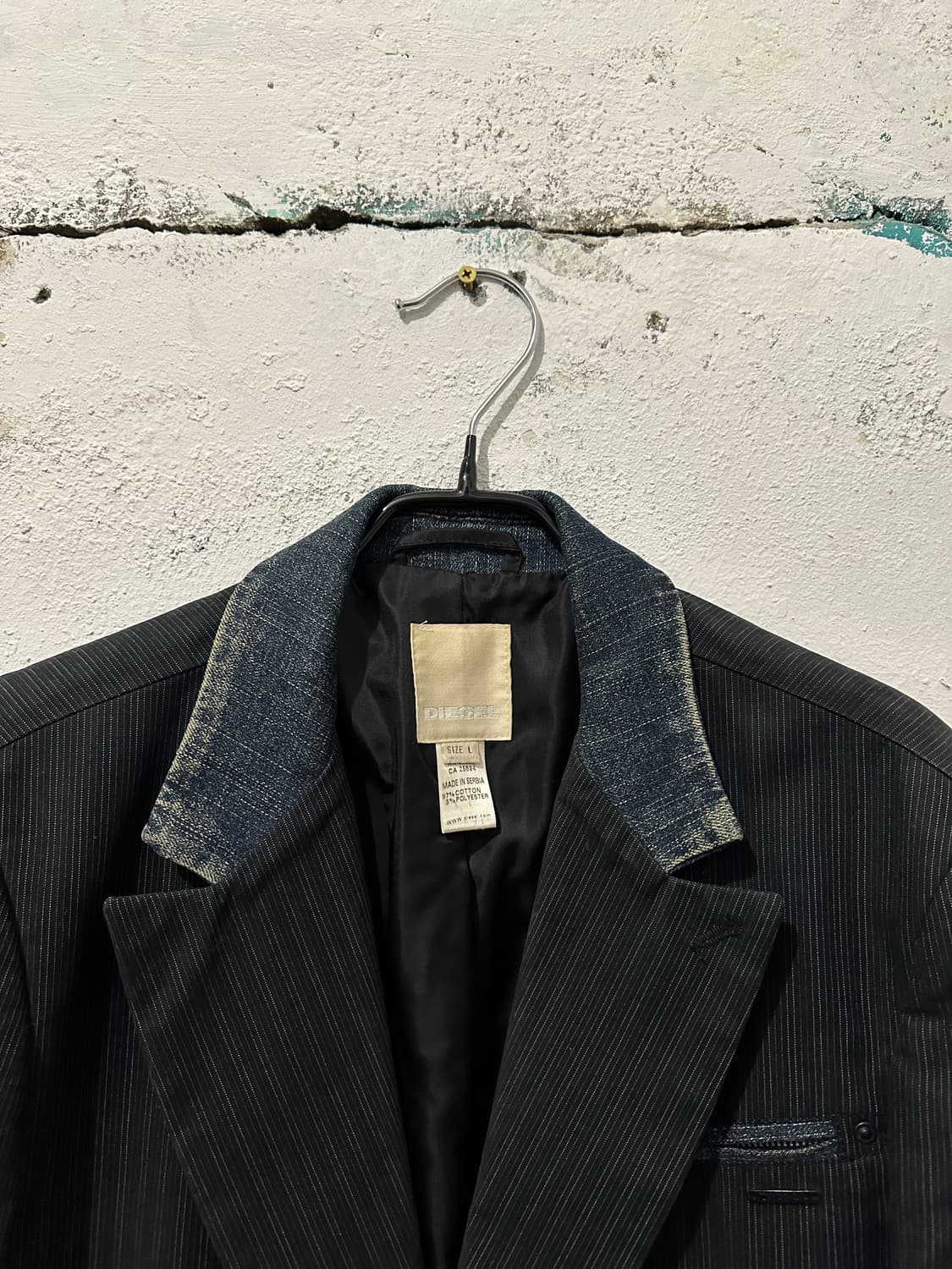 디젤 데님 카라 블레이저 상품이미지2