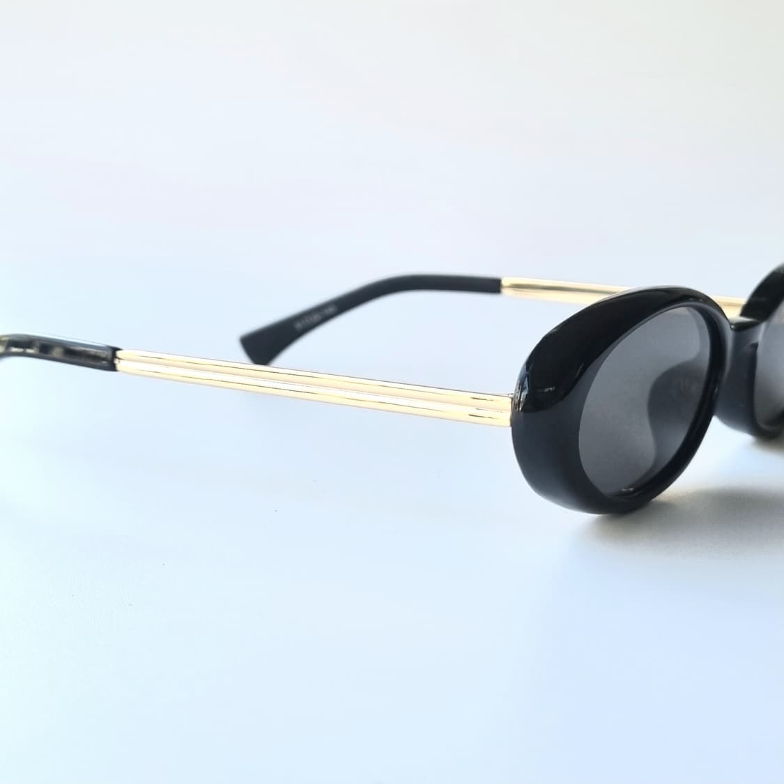 레트로 긱시크 오벌 블랙Y2K 선글라스 상품이미지8