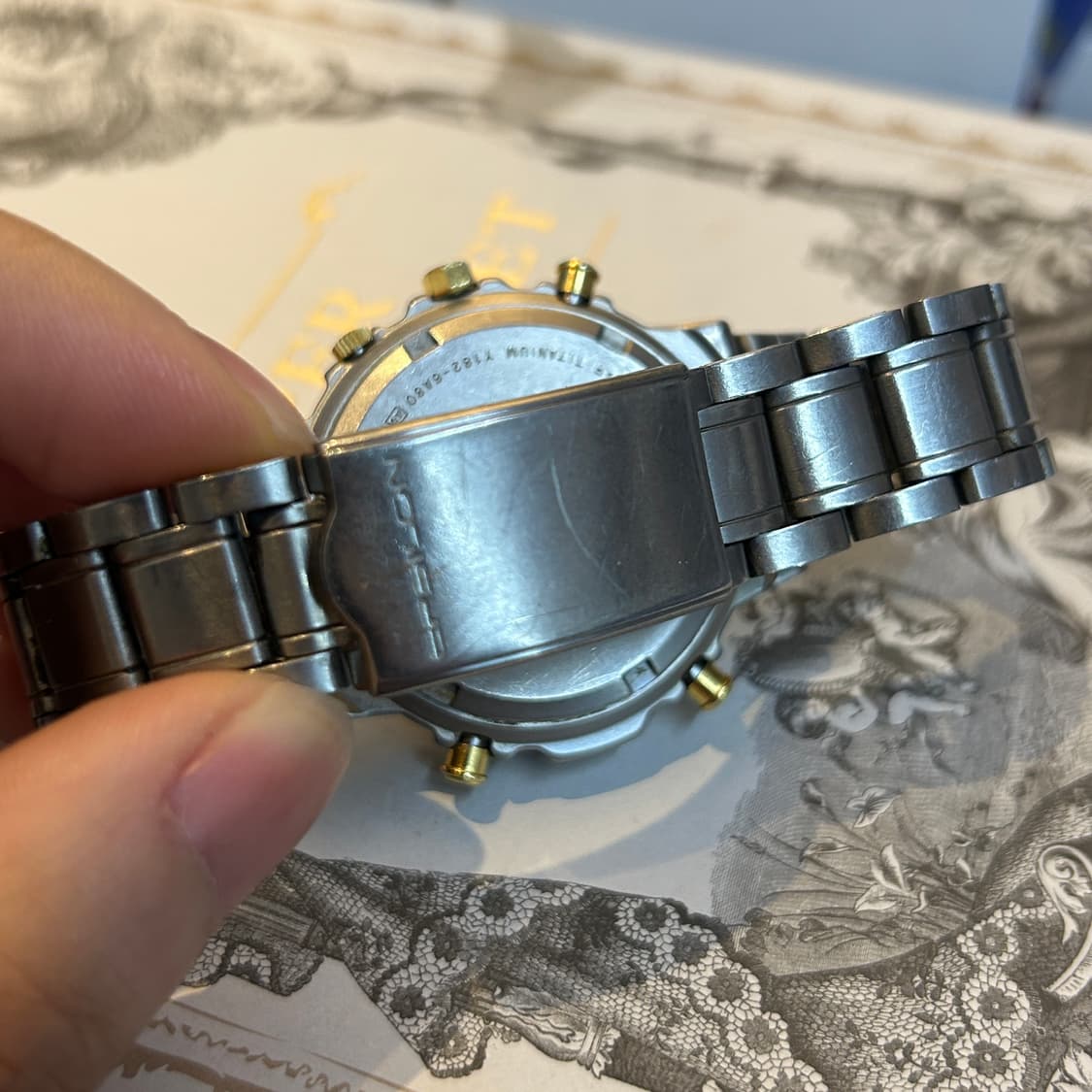 96년 발매) Seiko Epsilon 세이코 엡실론 티타늄 빈티지 상품이미지7