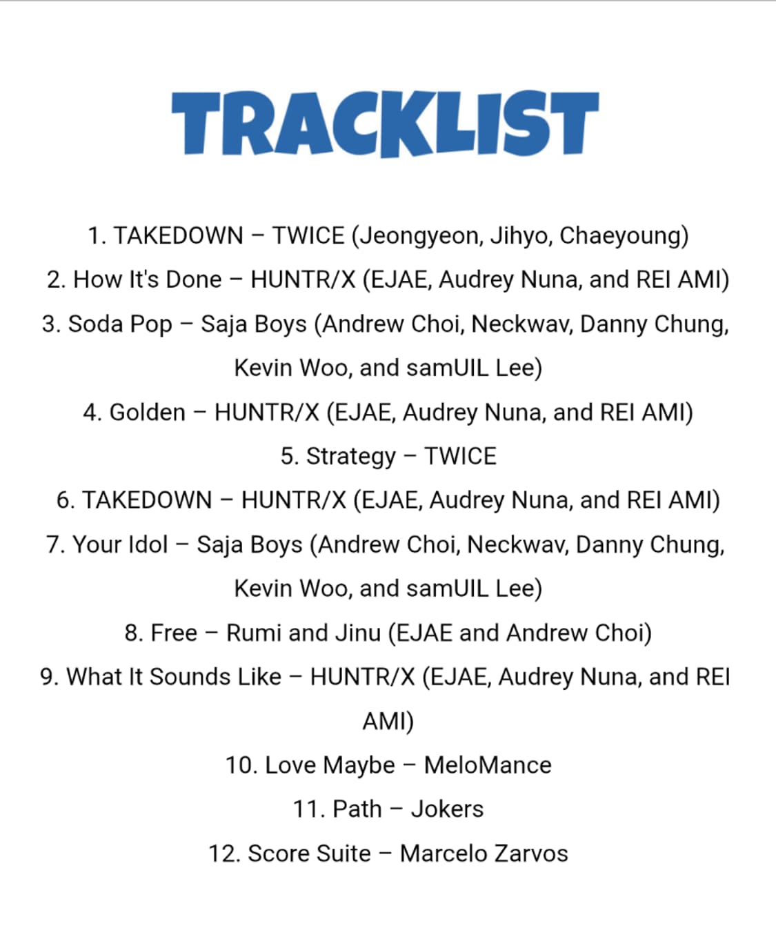 (새상품) 케이팝 데몬헌터스 LP (포스터/포토카드 동봉) 상품이미지2