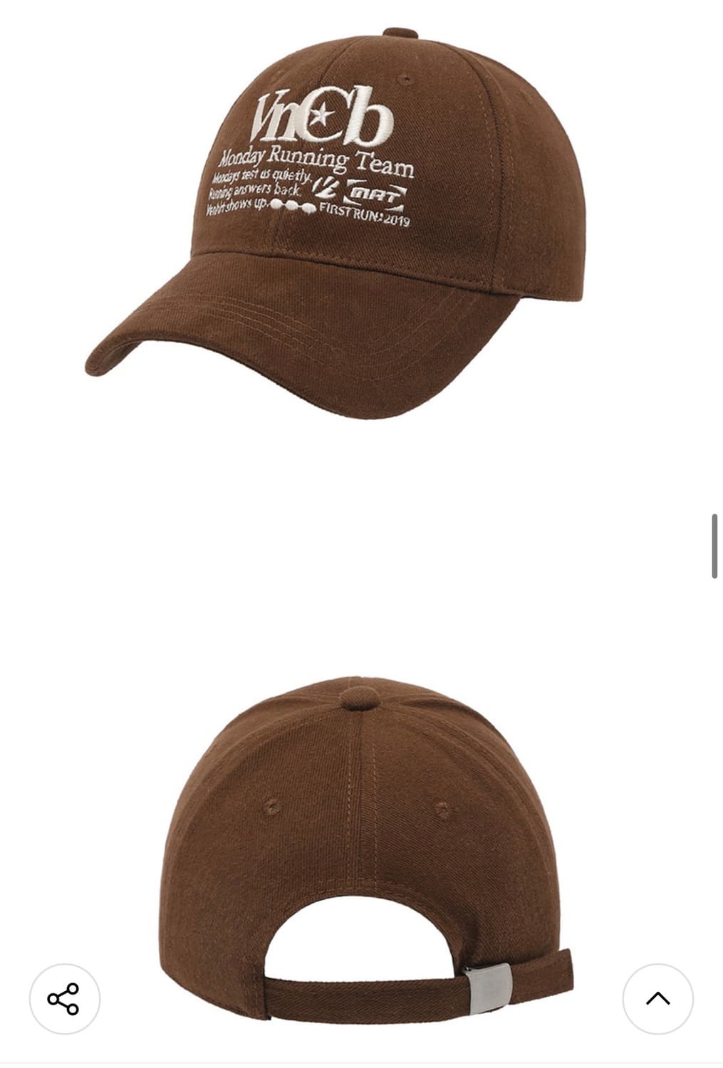 [벤힛] VNCB 시그니처 볼캡 (브라운/Free) 상품이미지2