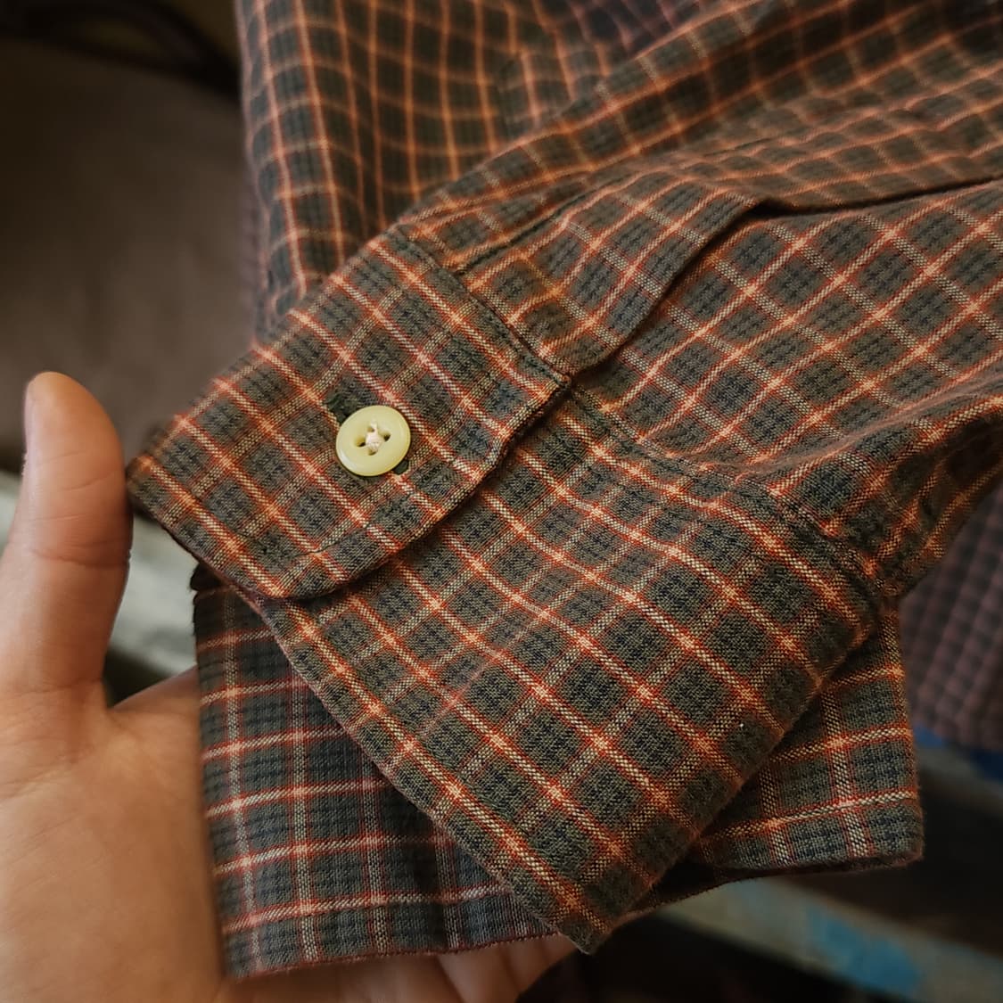 90s 아베크롬비 체크셔츠 빈티지 플란넬 체크셔츠 M 상품이미지8
