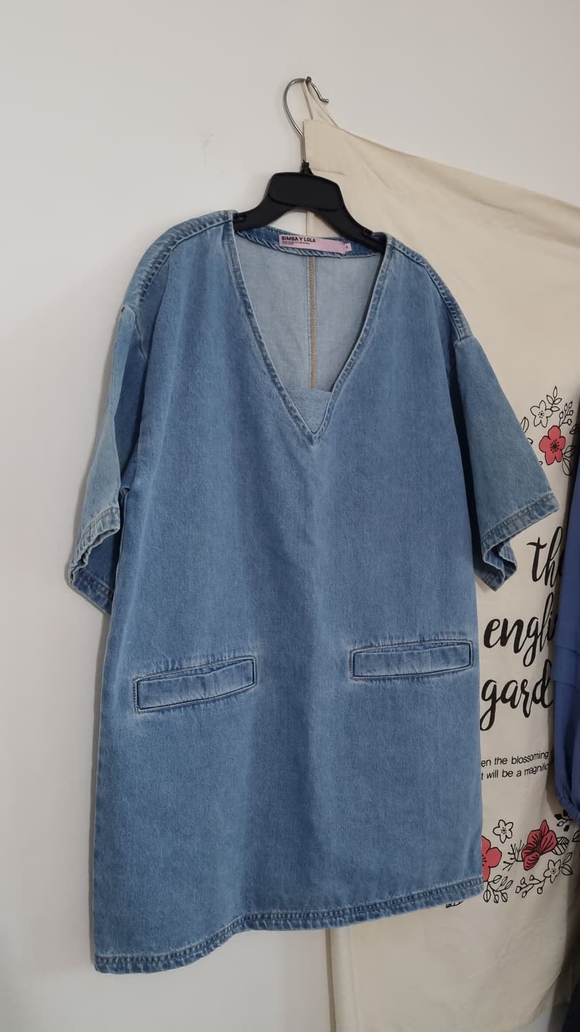 BIMBA Y LOLA 숏 블루 데님 드레스 상품이미지4