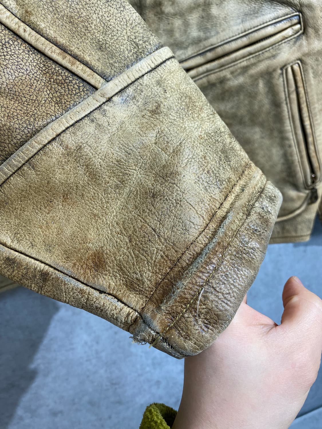 [97-100] 90s Shane 카우하이드 빈티지 레더자켓 상품이미지6