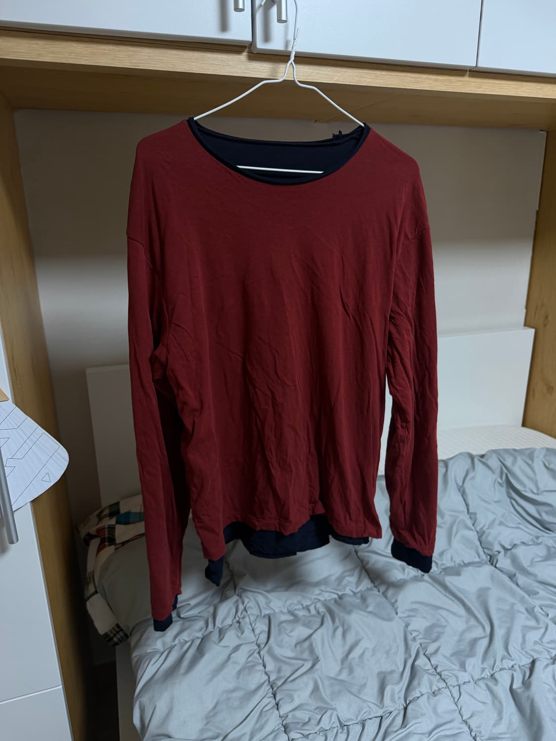 해칭룸 투페이스 링거티 레드/네이비 상품이미지3