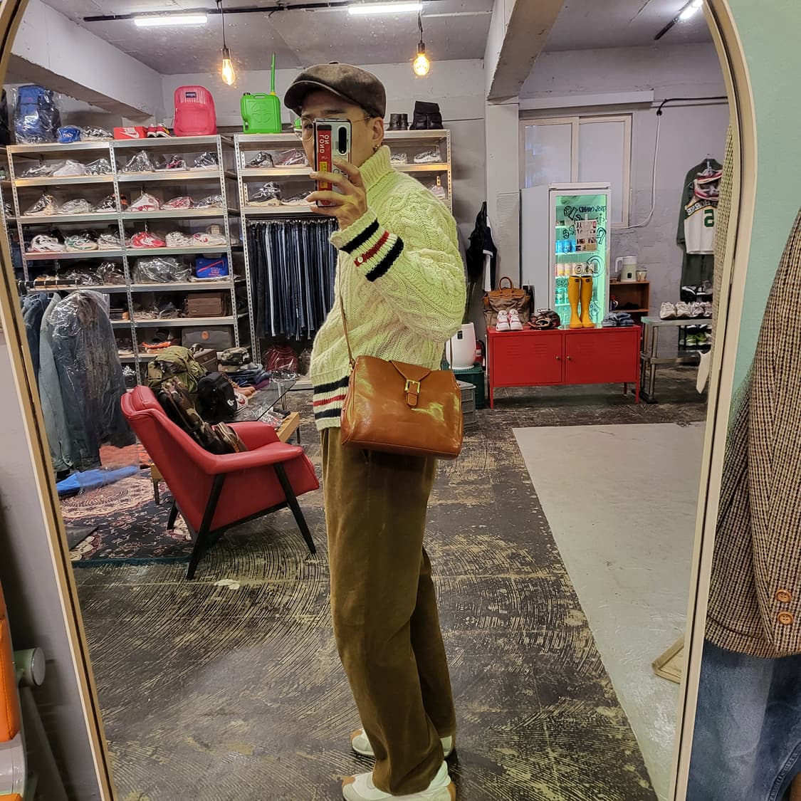 NICOLE 레더 크로스백 상품이미지9