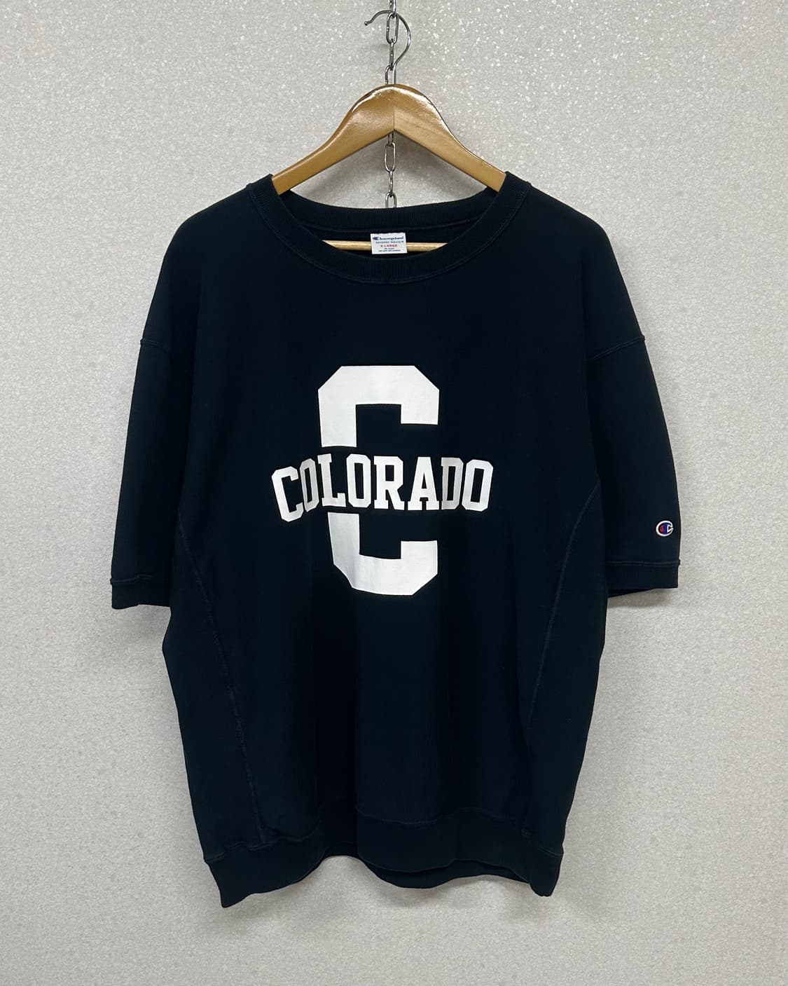 (XL)챔피온 리버스위브 반팔 맨투맨-M2154 상품이미지1