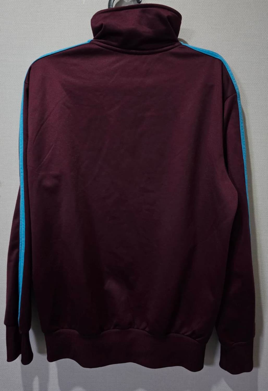 아디다스 마룬 버건디 스카이블루 트랙탑 저지 져지집업 S~M사이즈 상품이미지3
