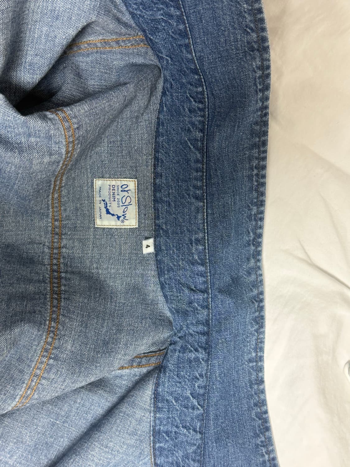 오어슬로우 데님 워크 오버 셔츠 4사이즈 (105-110) 상품이미지3