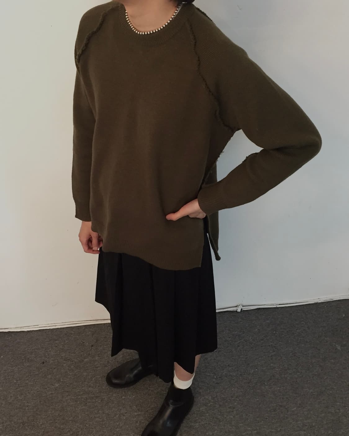 CDG Outside Seam Pullover Sweatshirt 상품이미지5