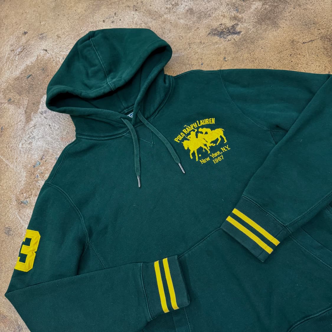 폴로 랄프로렌 딥그린 후드티  상품이미지1