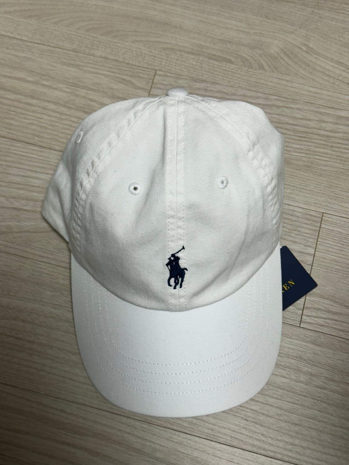 새상품/정품) 폴로 랄프로렌 코튼 치노 베이스볼 캡 화이트 상품이미지1
