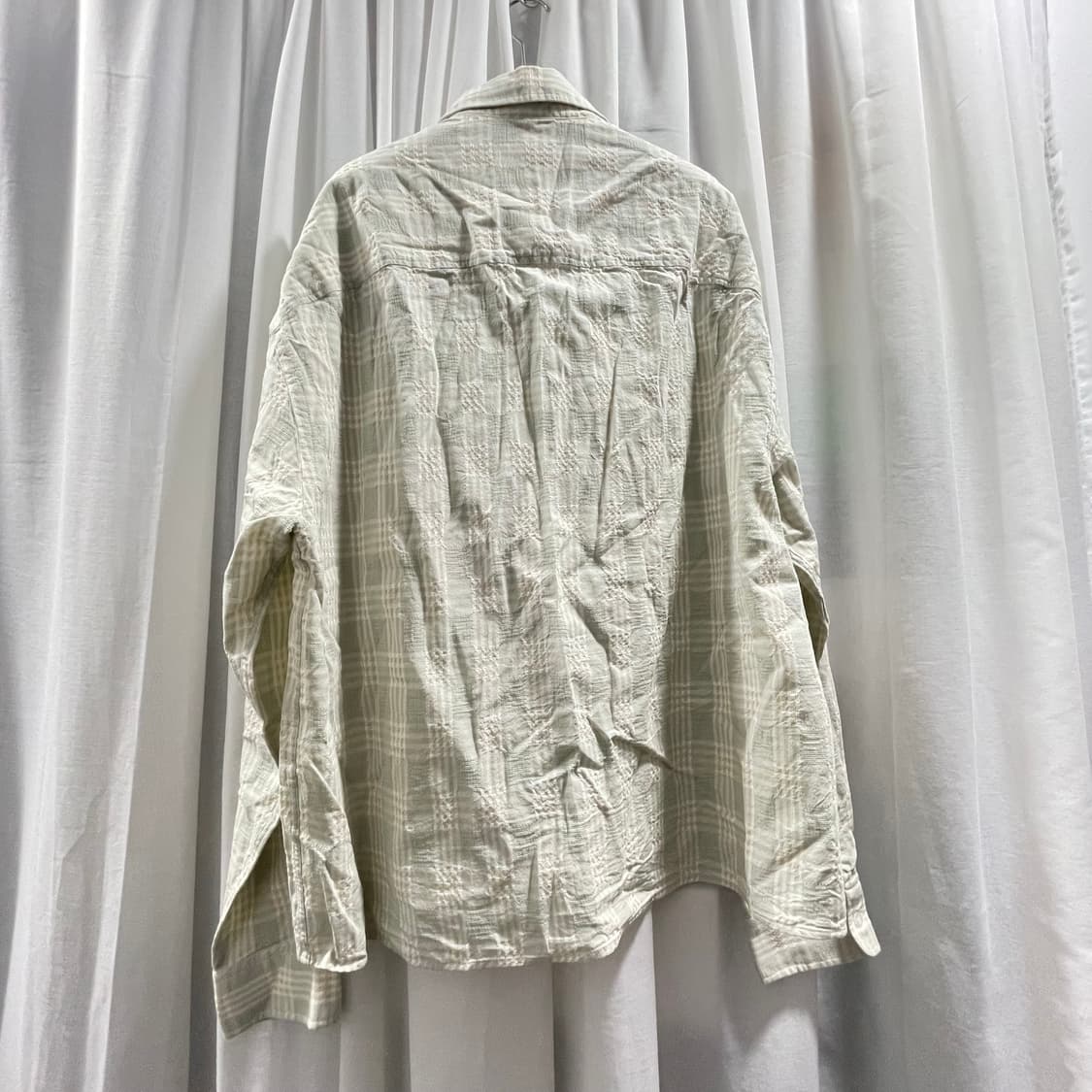 자라/ 자카드 체크 셔츠/ L 상품이미지9