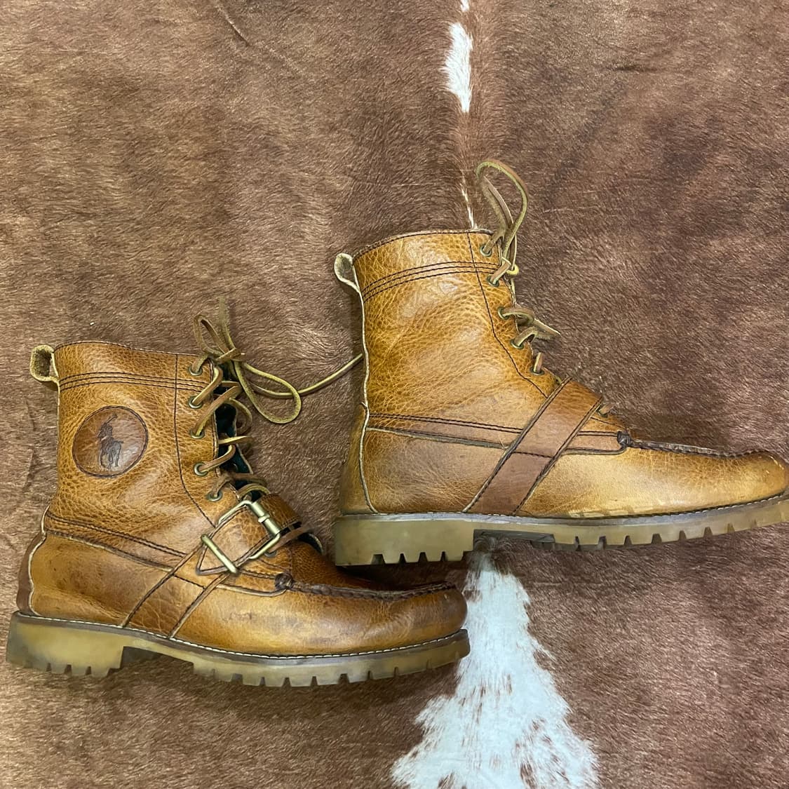 POLO ralph lauren moccasin leather boots 상품이미지4