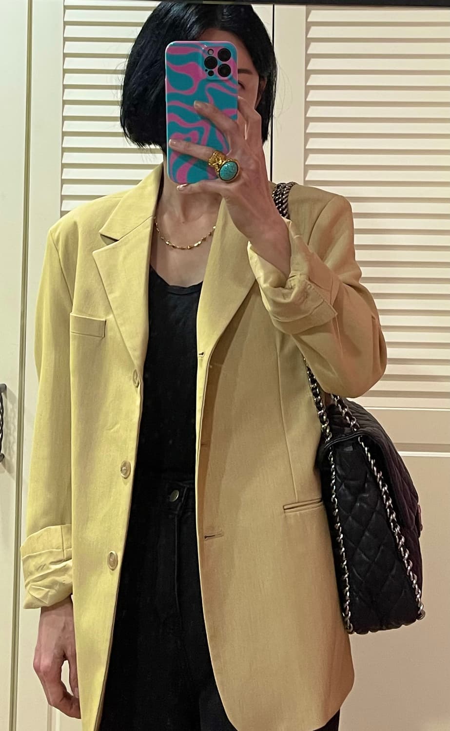 샤넬CHANEL 리미티드 체인 어라운드 맥시은장플랩백 상품이미지9