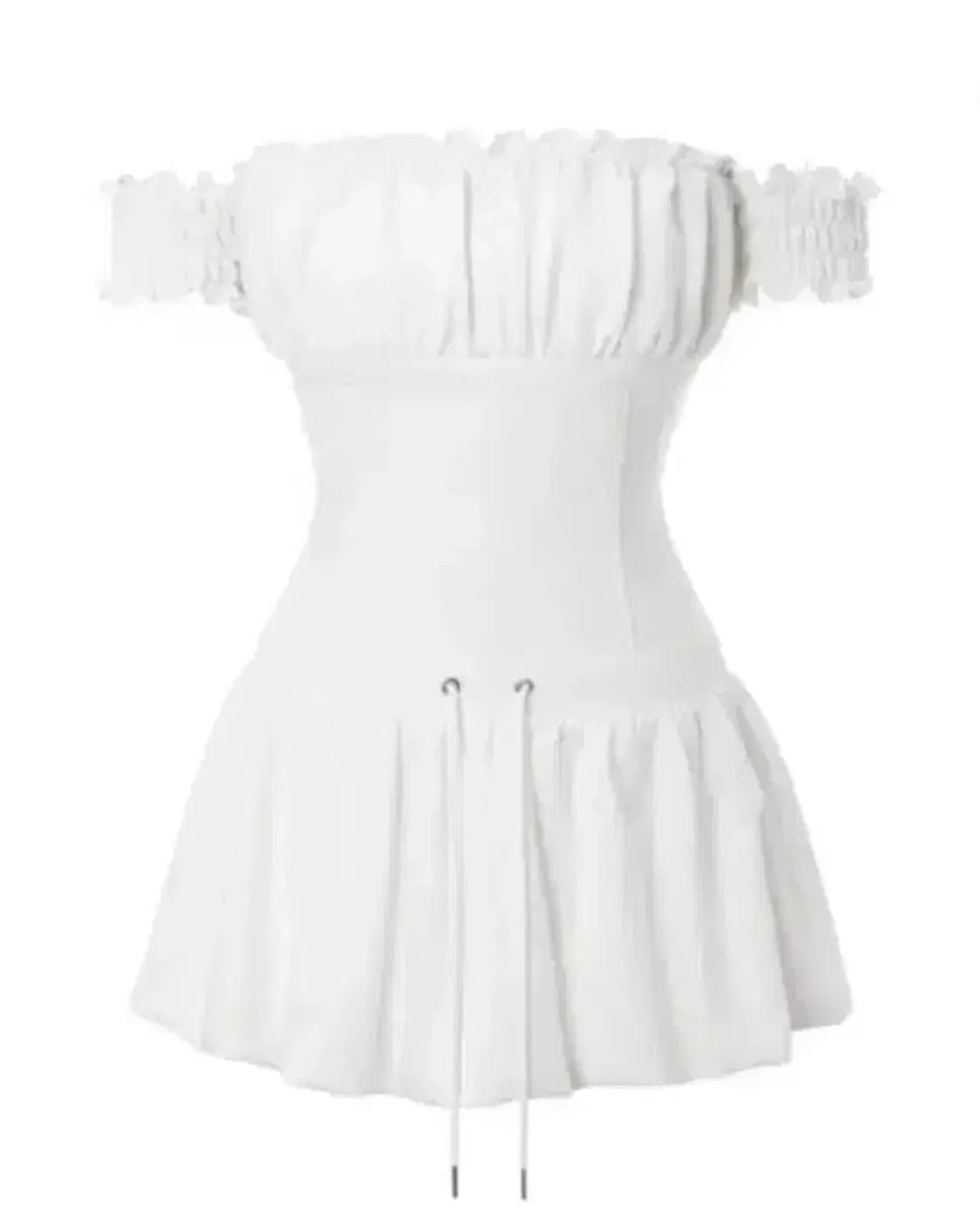 쓰리타임즈 바바라 원피스 화이트 s 상품이미지1