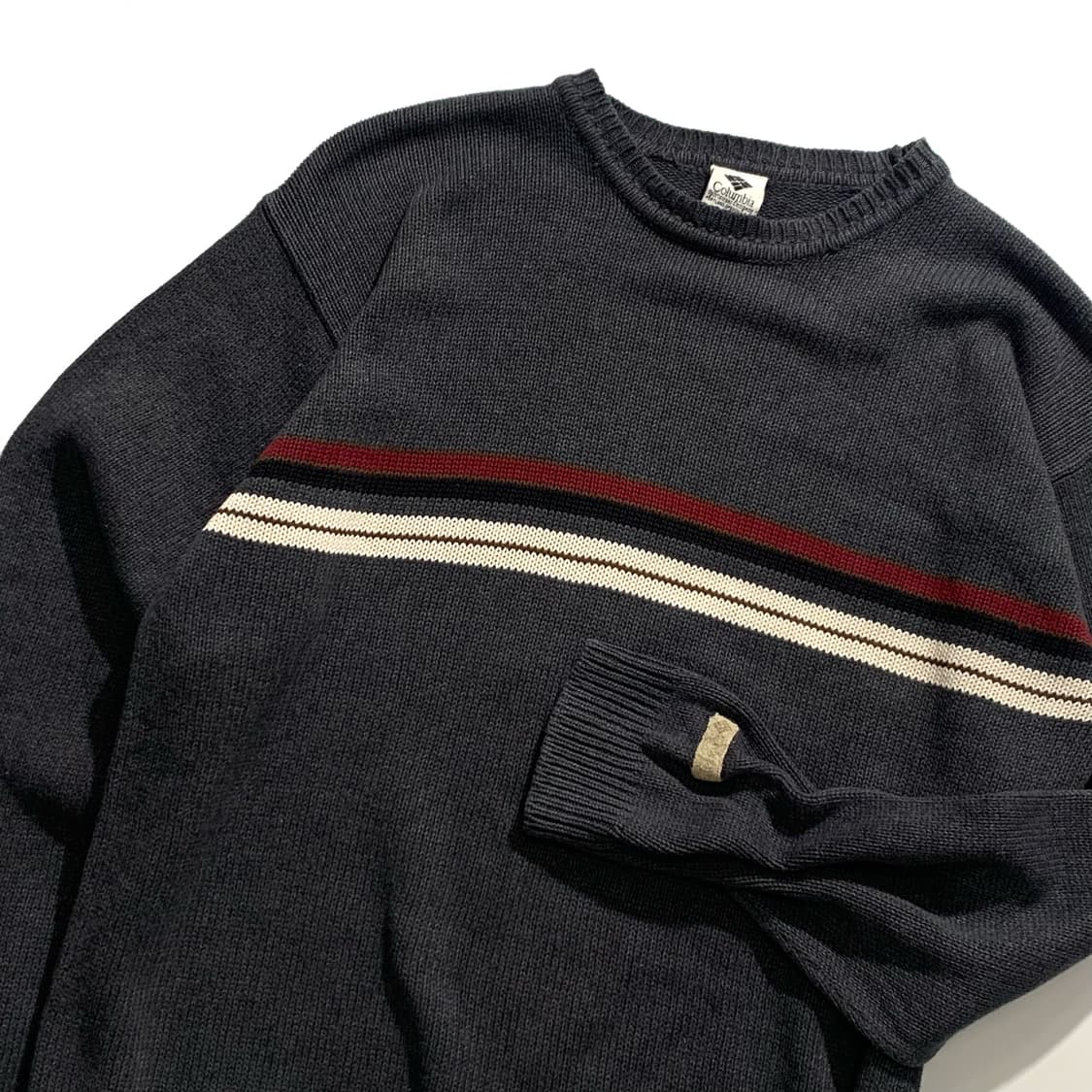 콜롬비아 라운드 코튼 니트 상품이미지2