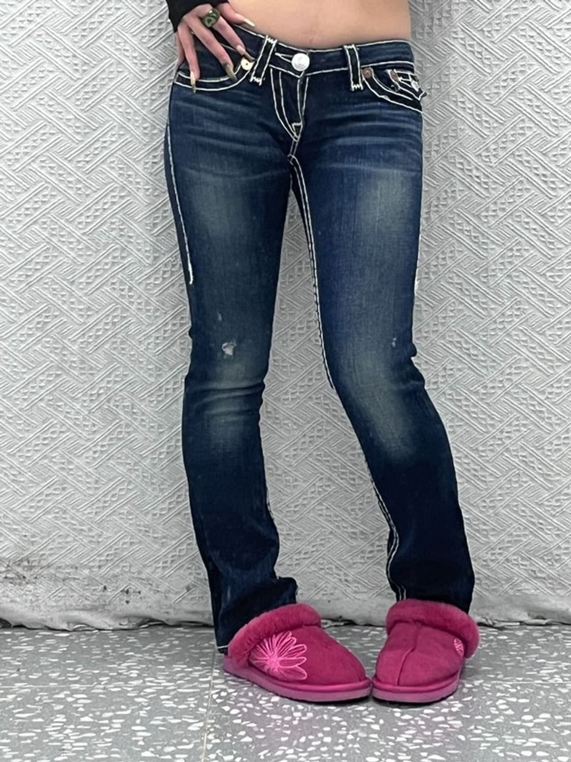 트루릴리전 빌리슈퍼티 Y2K 00's 데님팬츠 24인치 C08148 상품이미지1