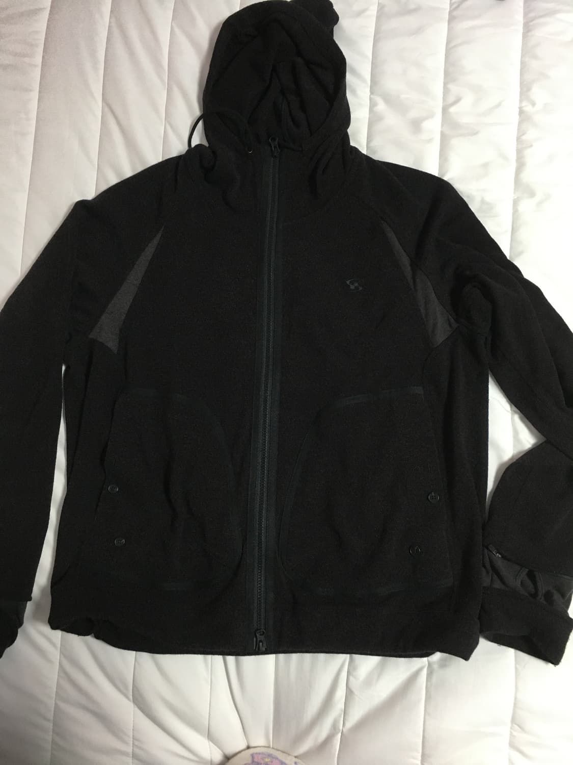 4 산산기어 KAPAS KNIT ZIP-UP BLACK 카파스 니트 집업 상품이미지3