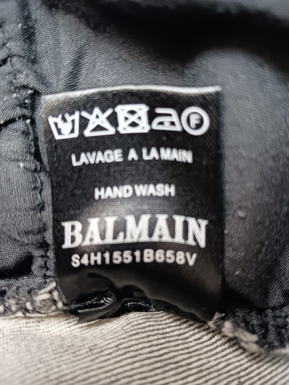 [36] 발망 아이스워싱 바이커진 청바지 상품이미지10