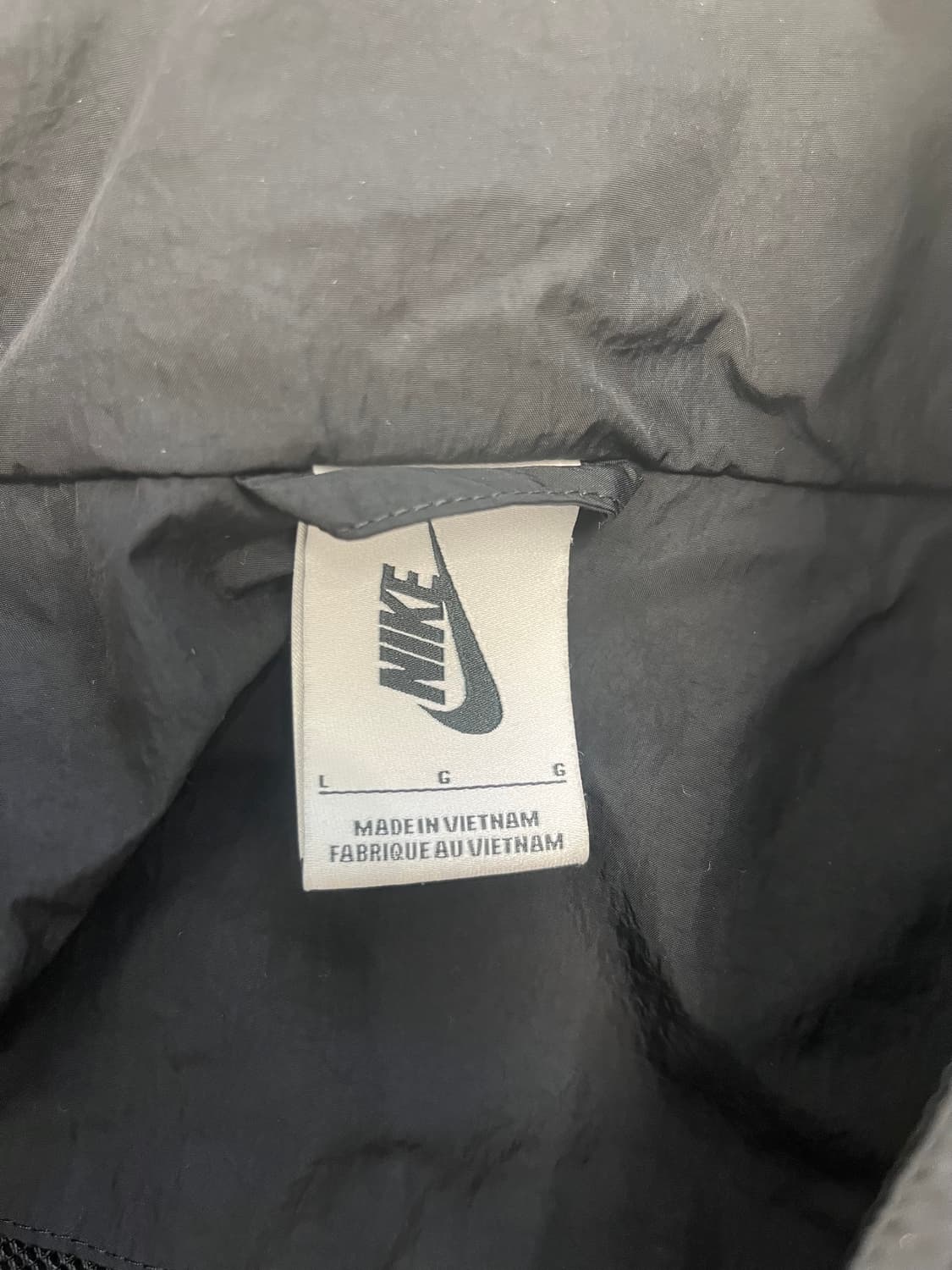나이키 NRG 트랙자켓 블랙 L사이즈 초판 버전 상품이미지4