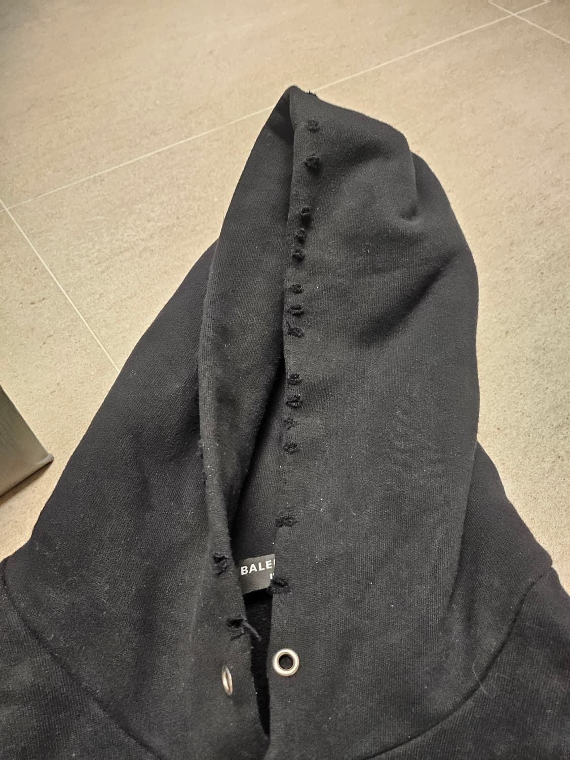 발렌시아가 FREE 후드티 블랙 XXS 상품이미지2