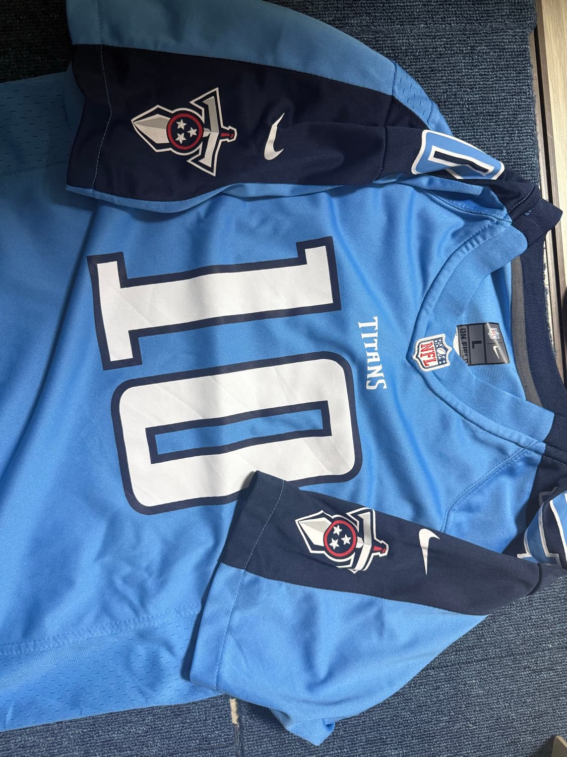 나이키 x NFL 타이탄 럭비 져지 상품이미지2