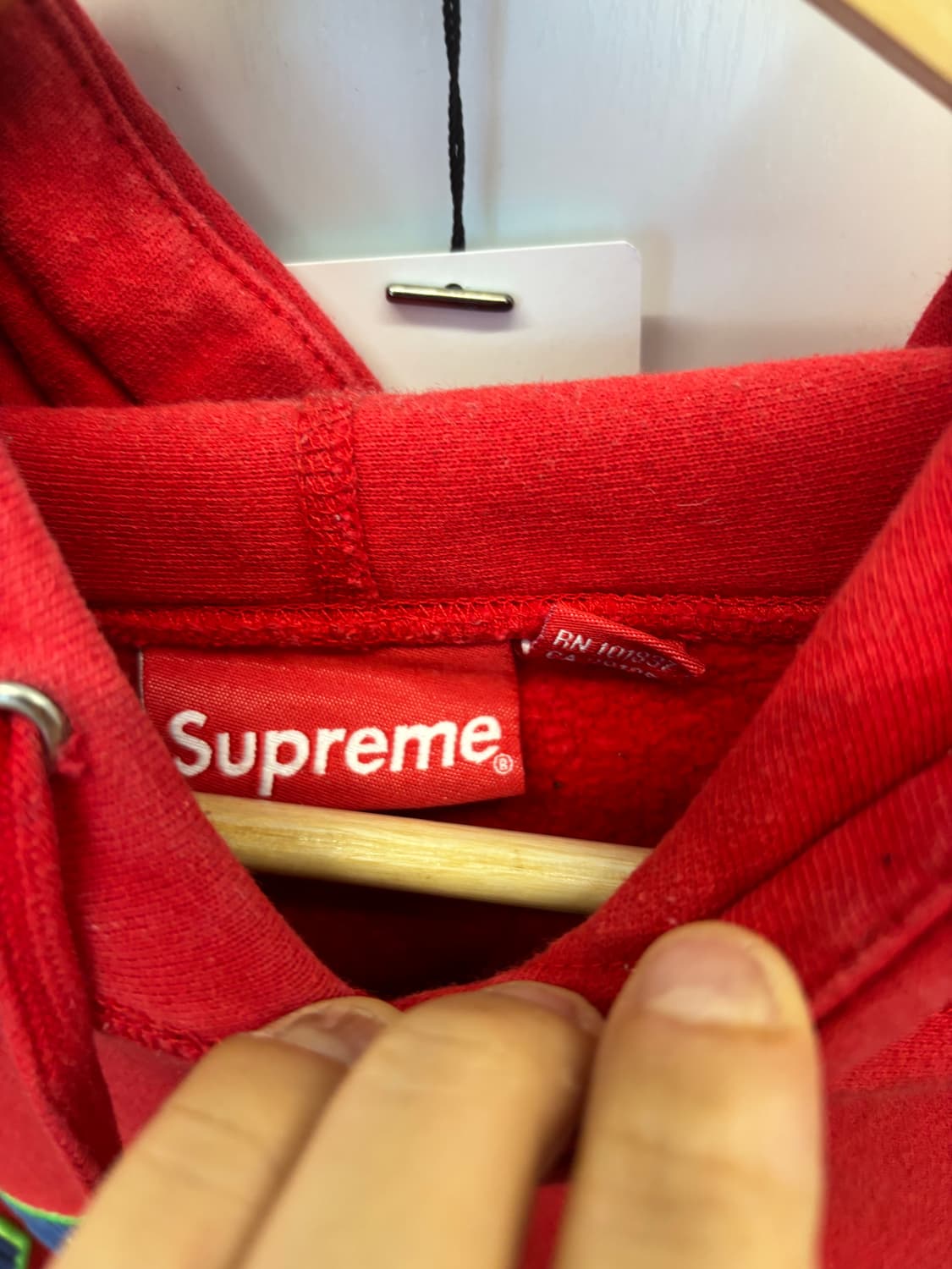 Supreme college logo hoodie 상품이미지3
