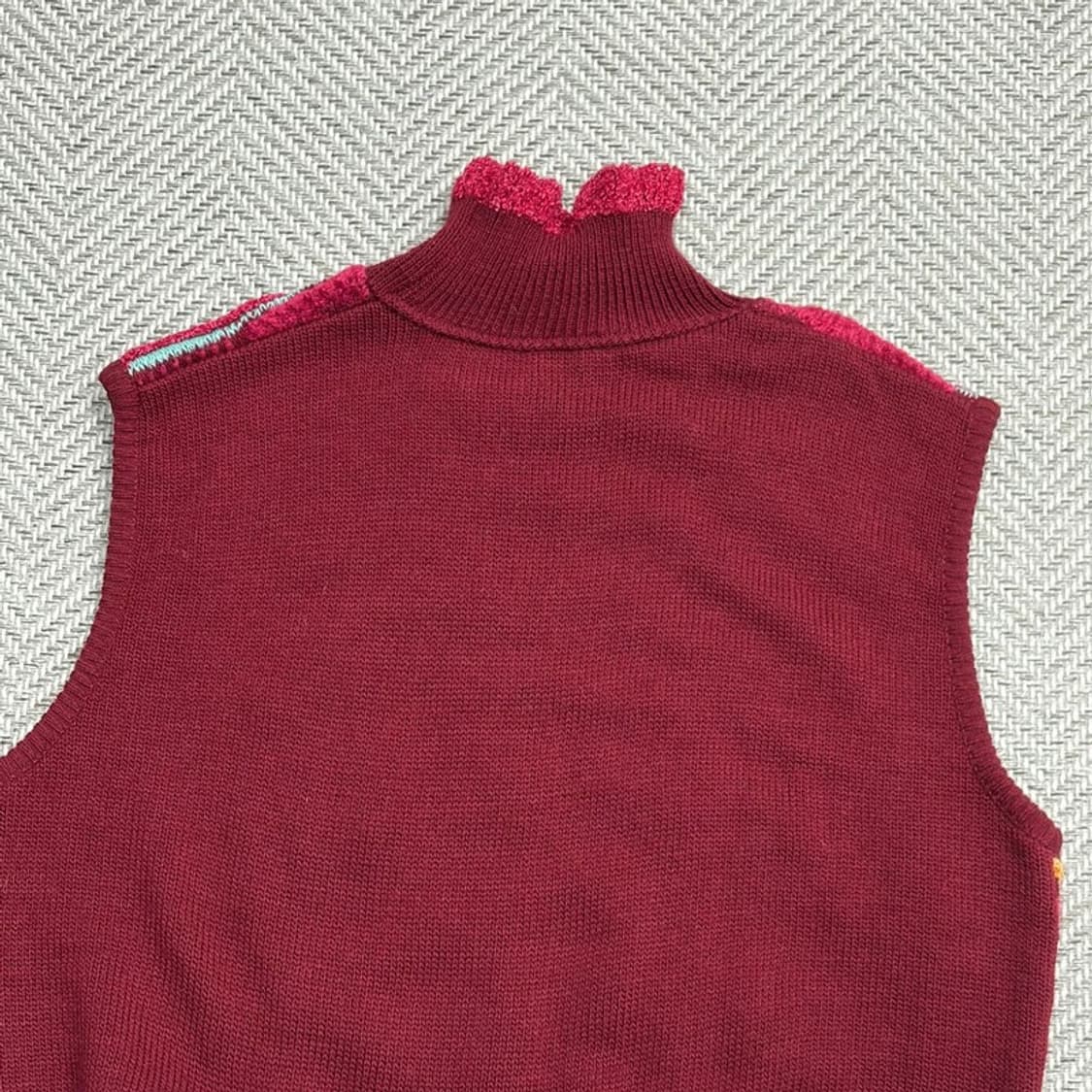 오일릴리 울 블렌드 니트 베스트 v1851 상품이미지4