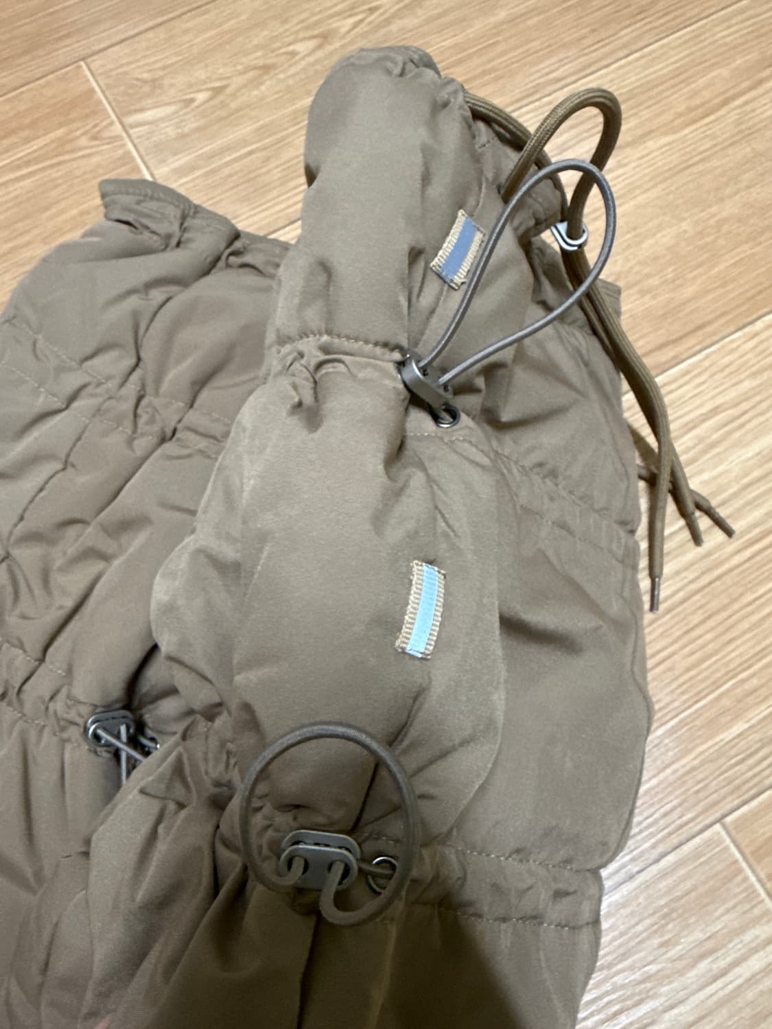 락피쉬 퍼프패딩 레그워머 코코아 상품이미지5