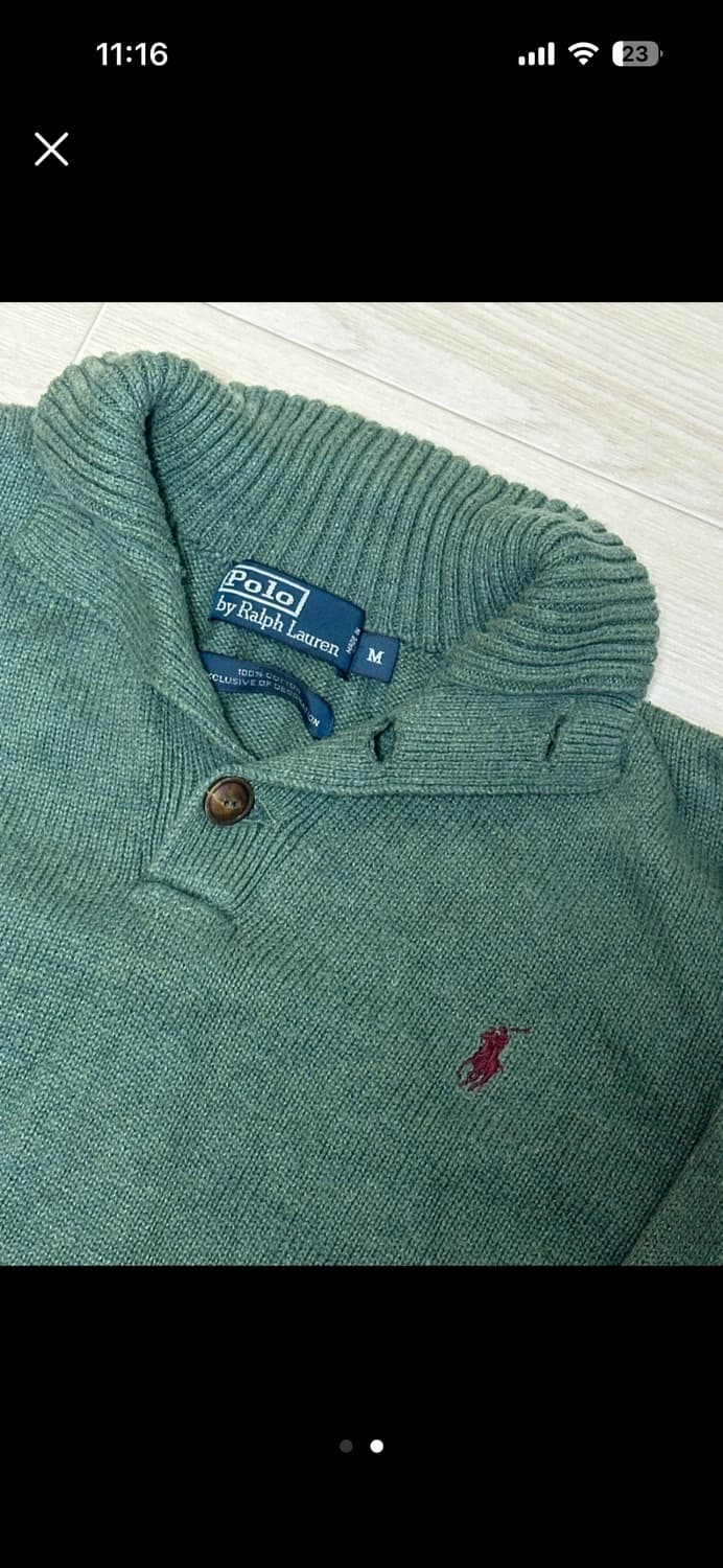 폴로 랄프로렌 반집업 니트 상품이미지2